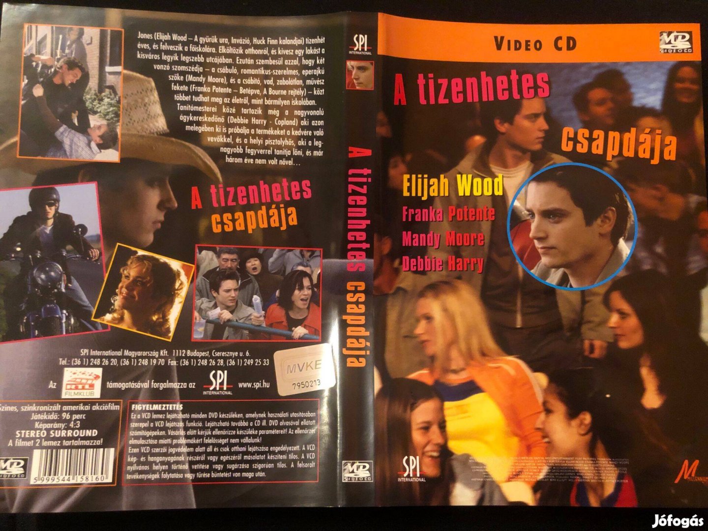 A tizenhetes csapdája DVD (beszerezhetetlen, ritkaság, Elijah Wood)
