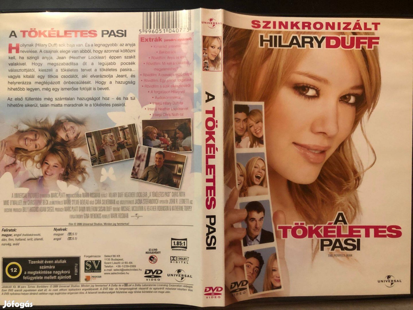 A tökéletes pasi (karcmentes, Hilary Duff) DVD
