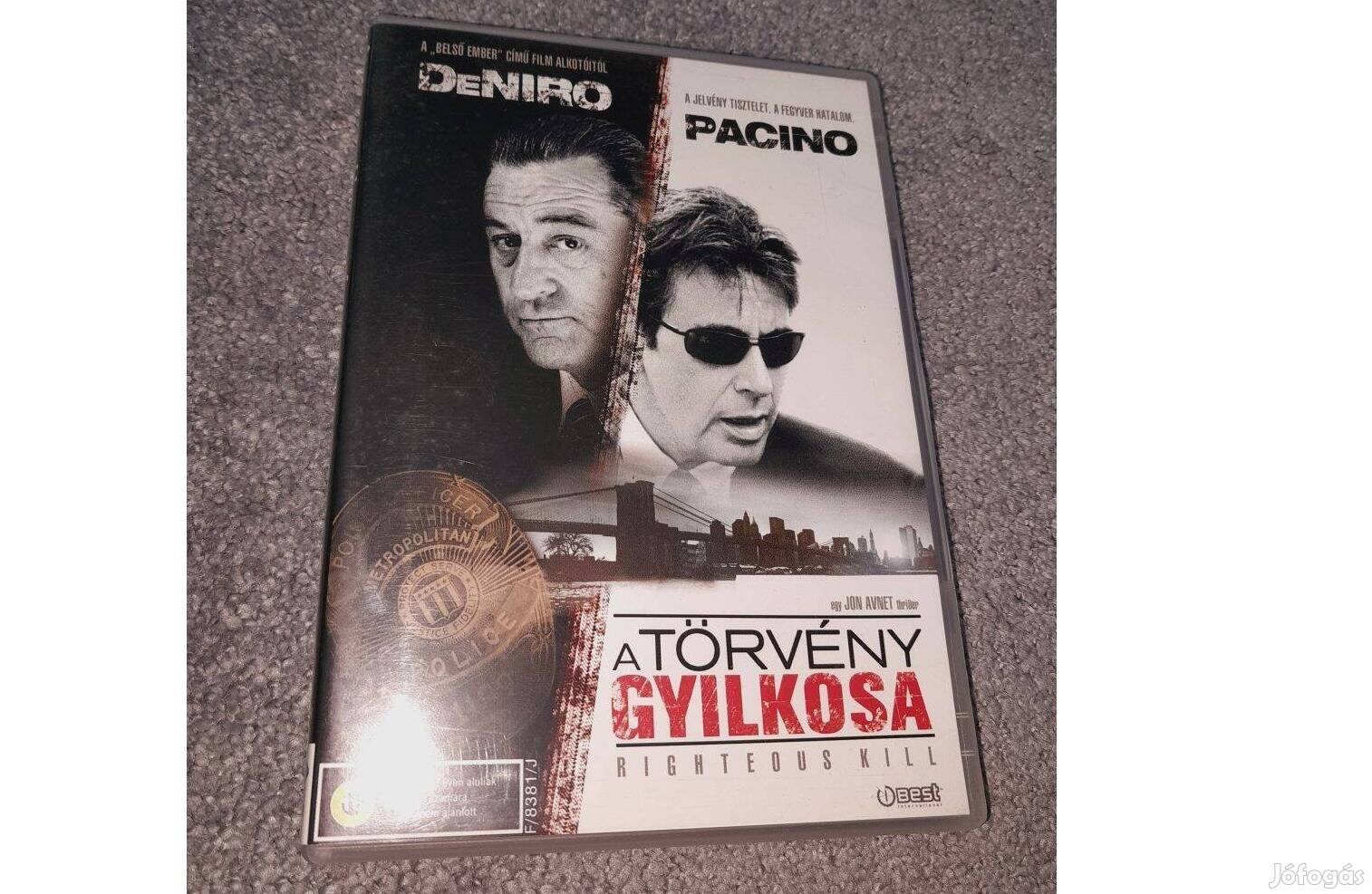 A törvény gyilkosa DVD (2008) Szinkronizált karcmentes (Robert de Niro