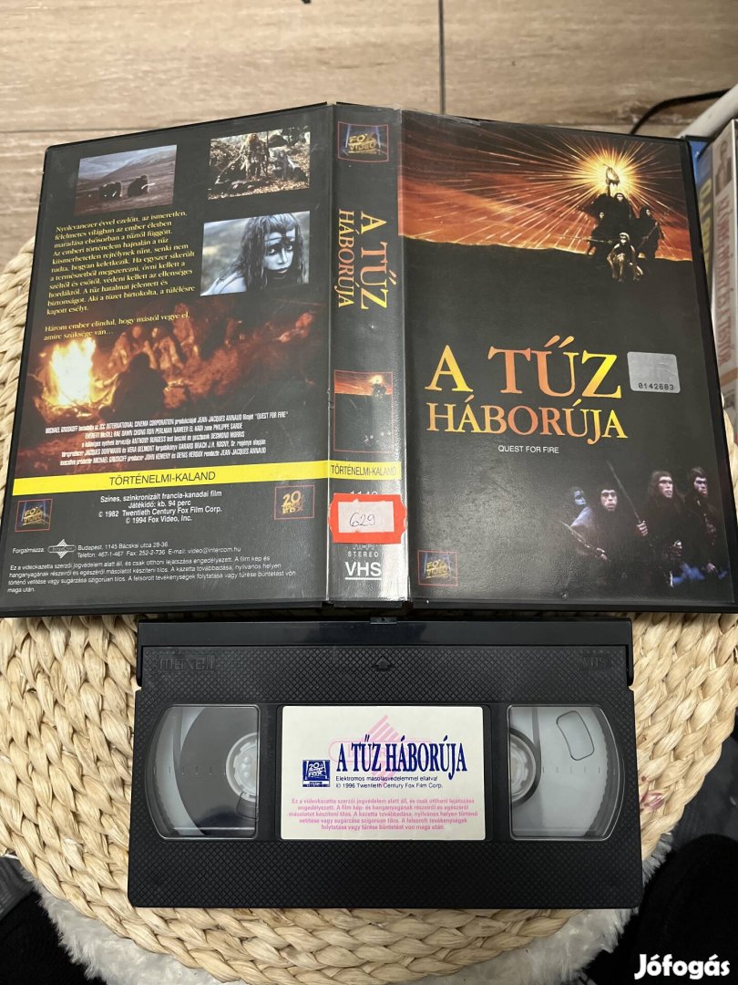 A tűz háborúja vhs