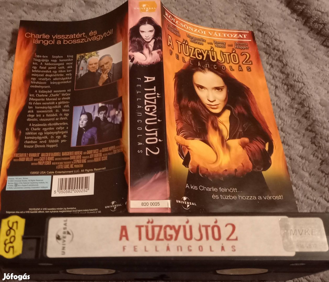 A tűzgyújtó 2. - Fellángolás - horror vhs