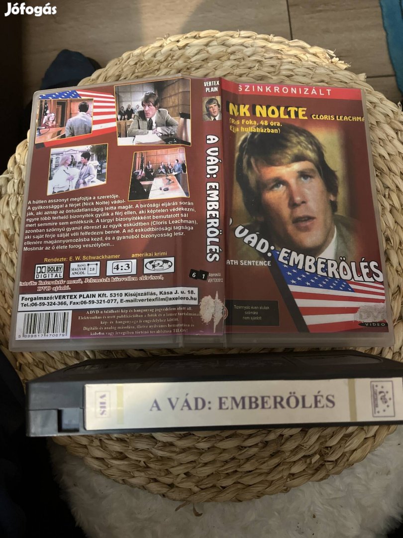 A vád emberölés vhs m