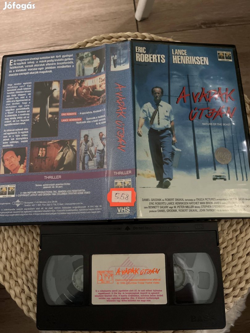 A vadak útján vhs film