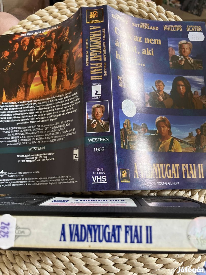 A vadnyugat fiai vhs