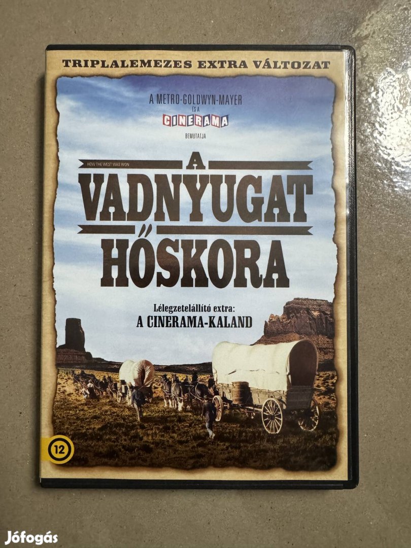 A vadnyugat hőskora (3lemezes) dvd