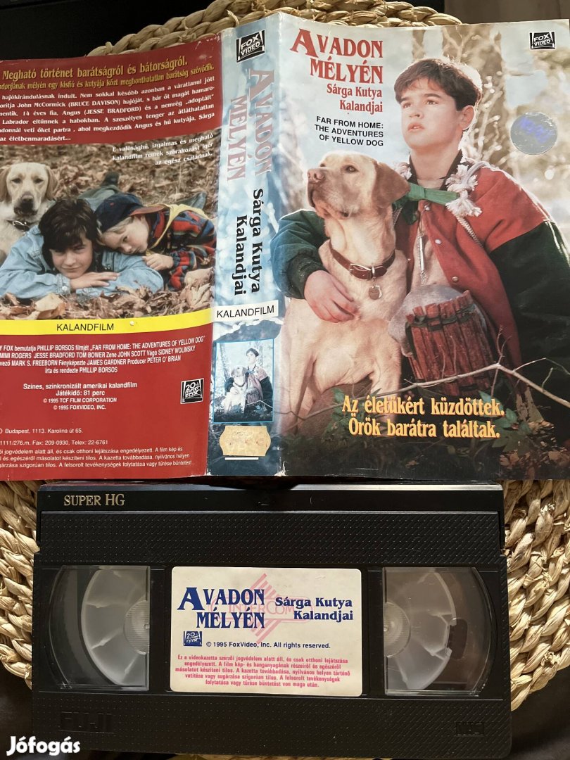 A vadon mélyén vhs