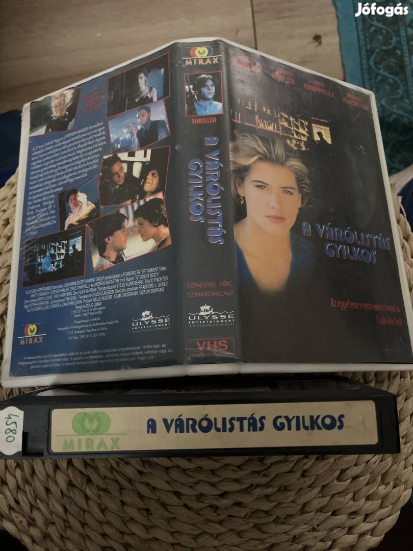 A várólistás gyilkos vhs