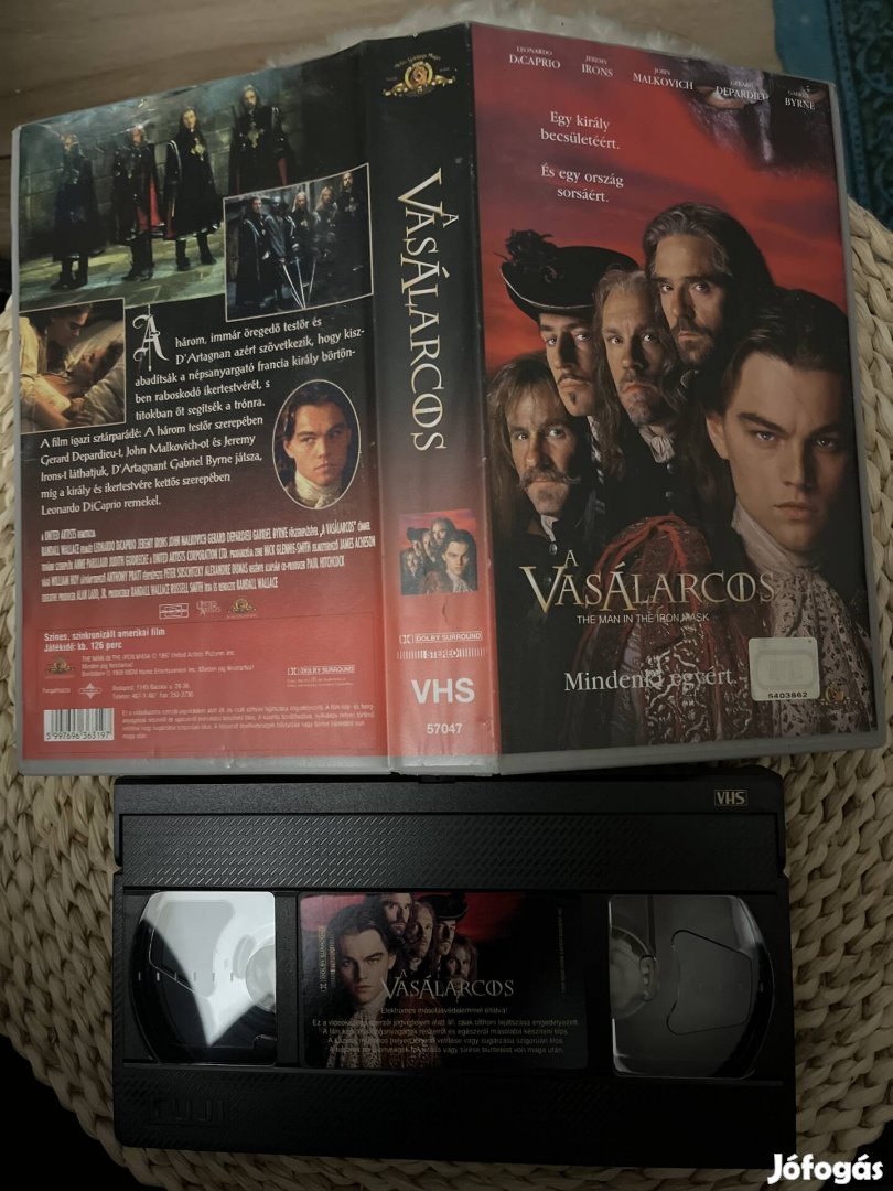 A vasálarcos vhs 