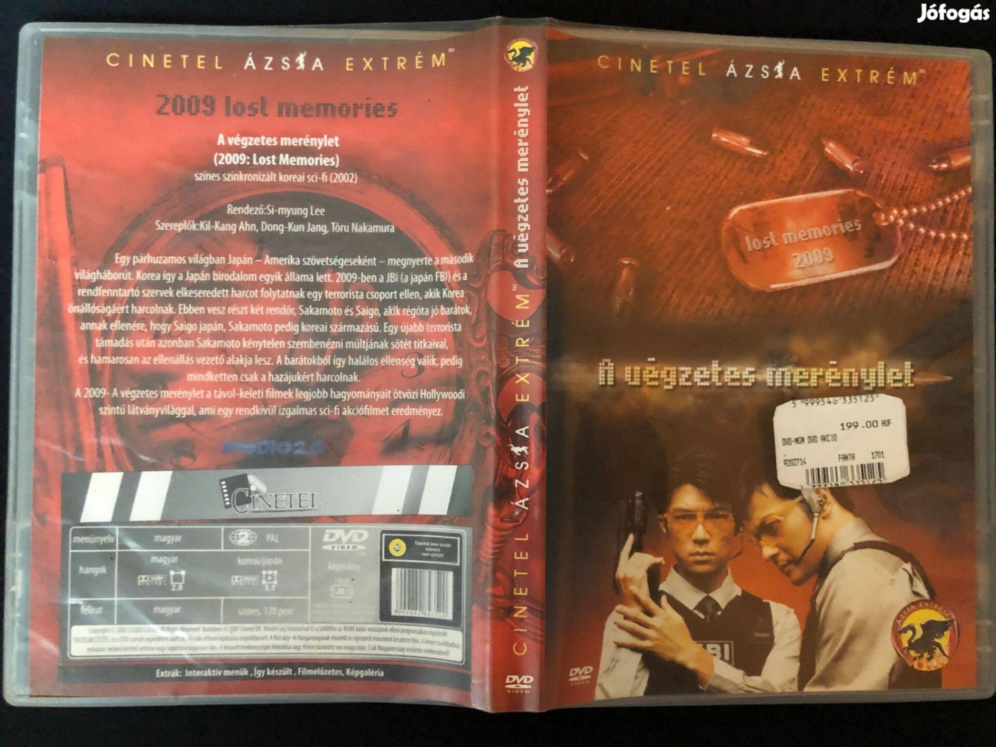 A végzetes merénylet (karcmentes, Kil-Kang Ahn) DVD