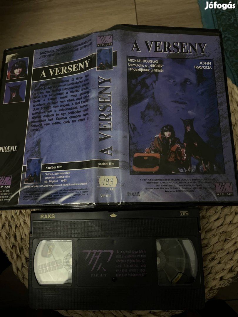 A verseny vhs film