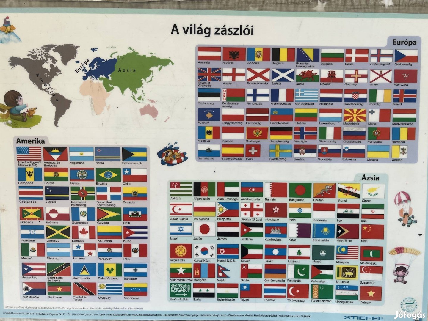 A világ zászlói, Magyarország asztali könyöklő