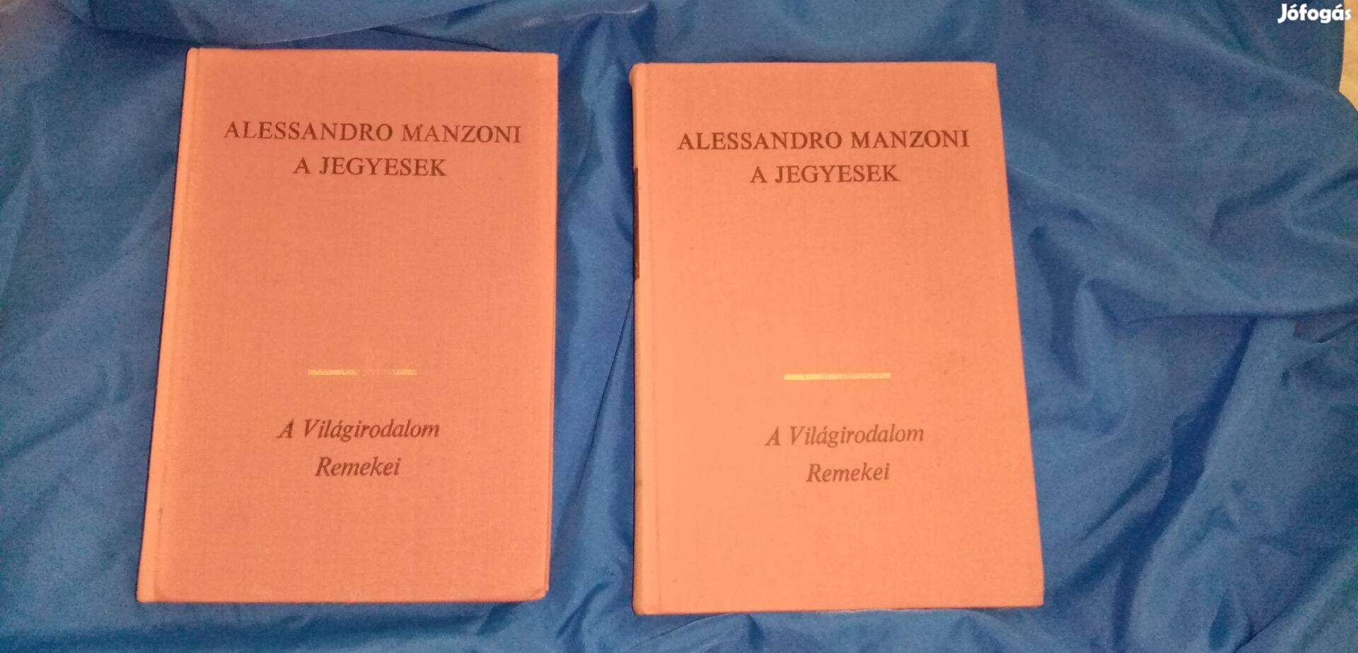 A világirodalom remekei : Alessandro Manzoni : A jegyesek I-II