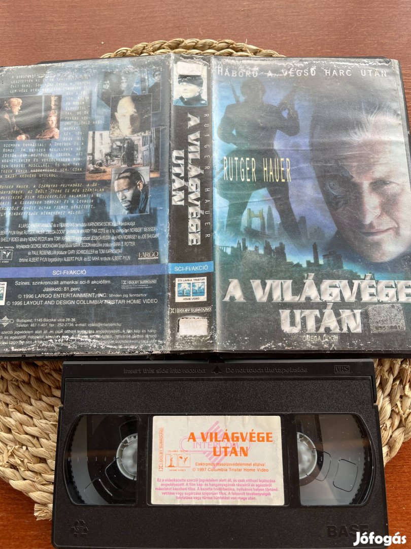 A világvége után vhs kazetta