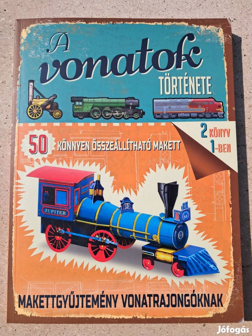 A vonatok története - 50 vonat makett (féláron)