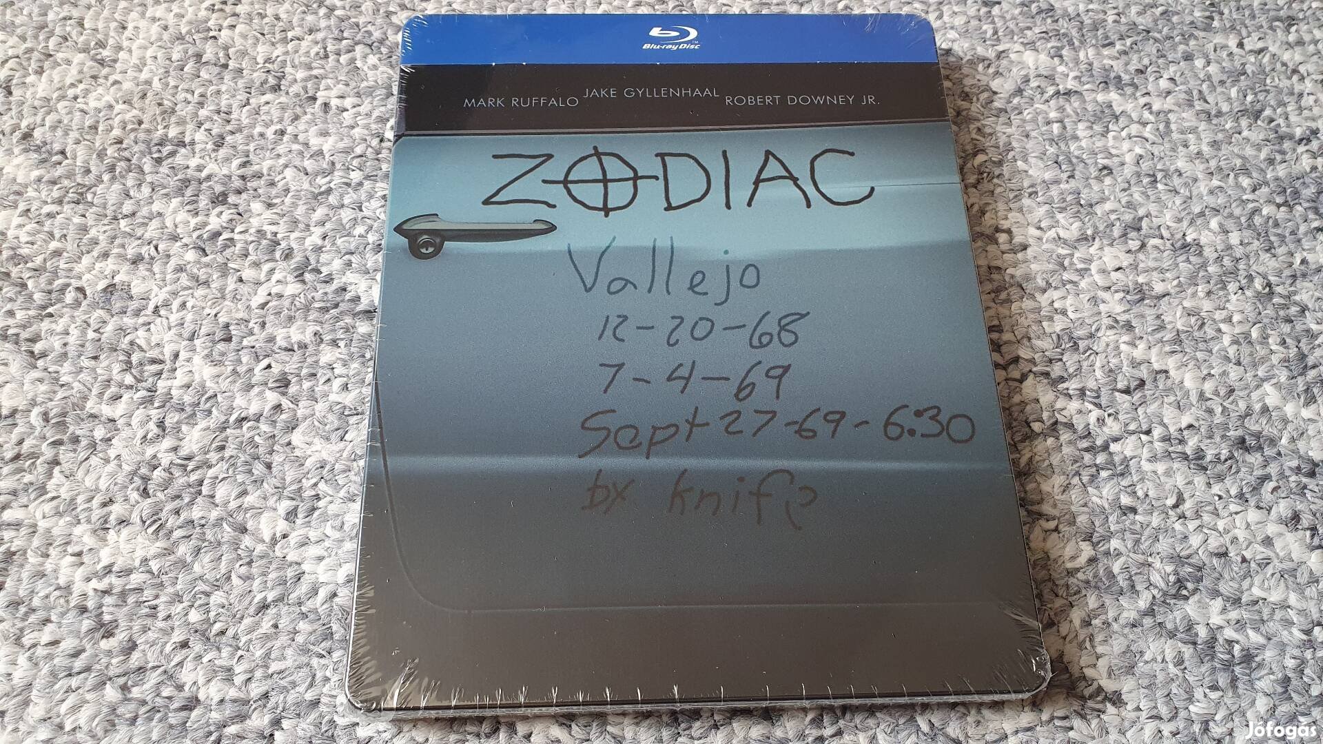 A zodiákus blu-ray steelbook (új, bontatlan)