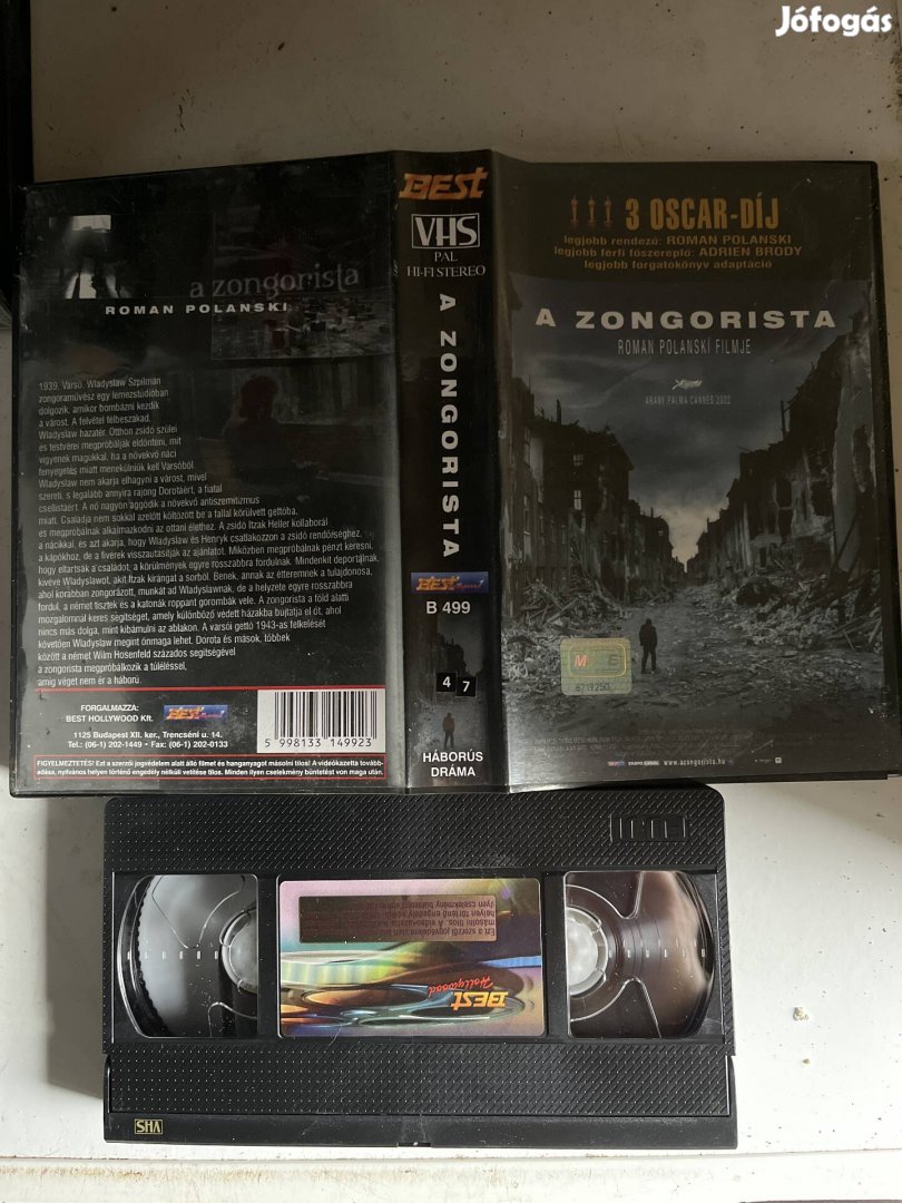 A zongorista vhs film