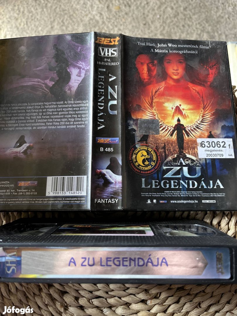 A zu legendája vhs 