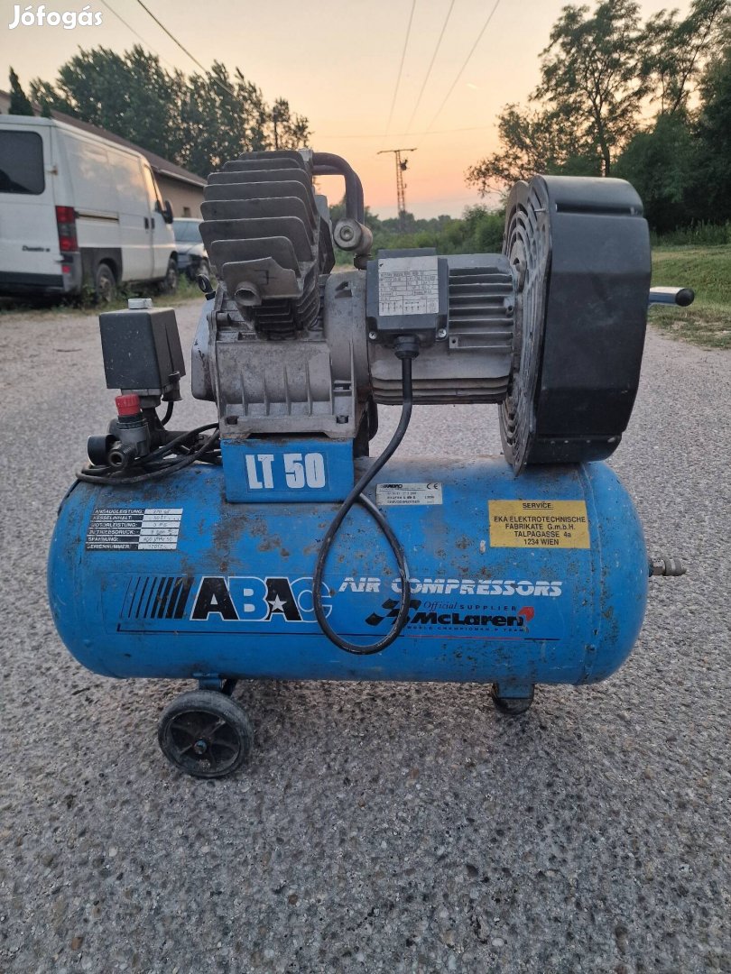 Abac 2 hengeres 50 literes kompresszor