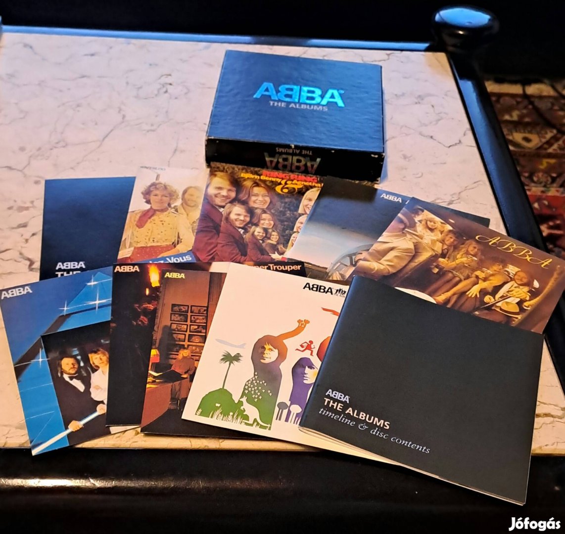 Abba box 9 darab cd albummal újszerű állaptban