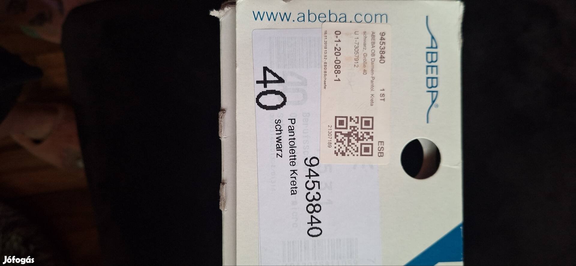 Abeba munkavédelmi papucs