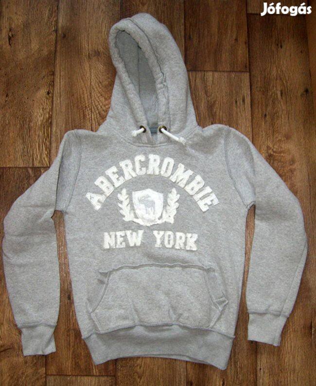 Abercrombie & Fitch A&F kapucnis kenguruzsebes felső pulóver - S