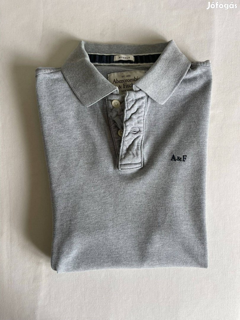 Abercrombie & Fitch férfi galléros rövid ujjú póló XL XXL-es