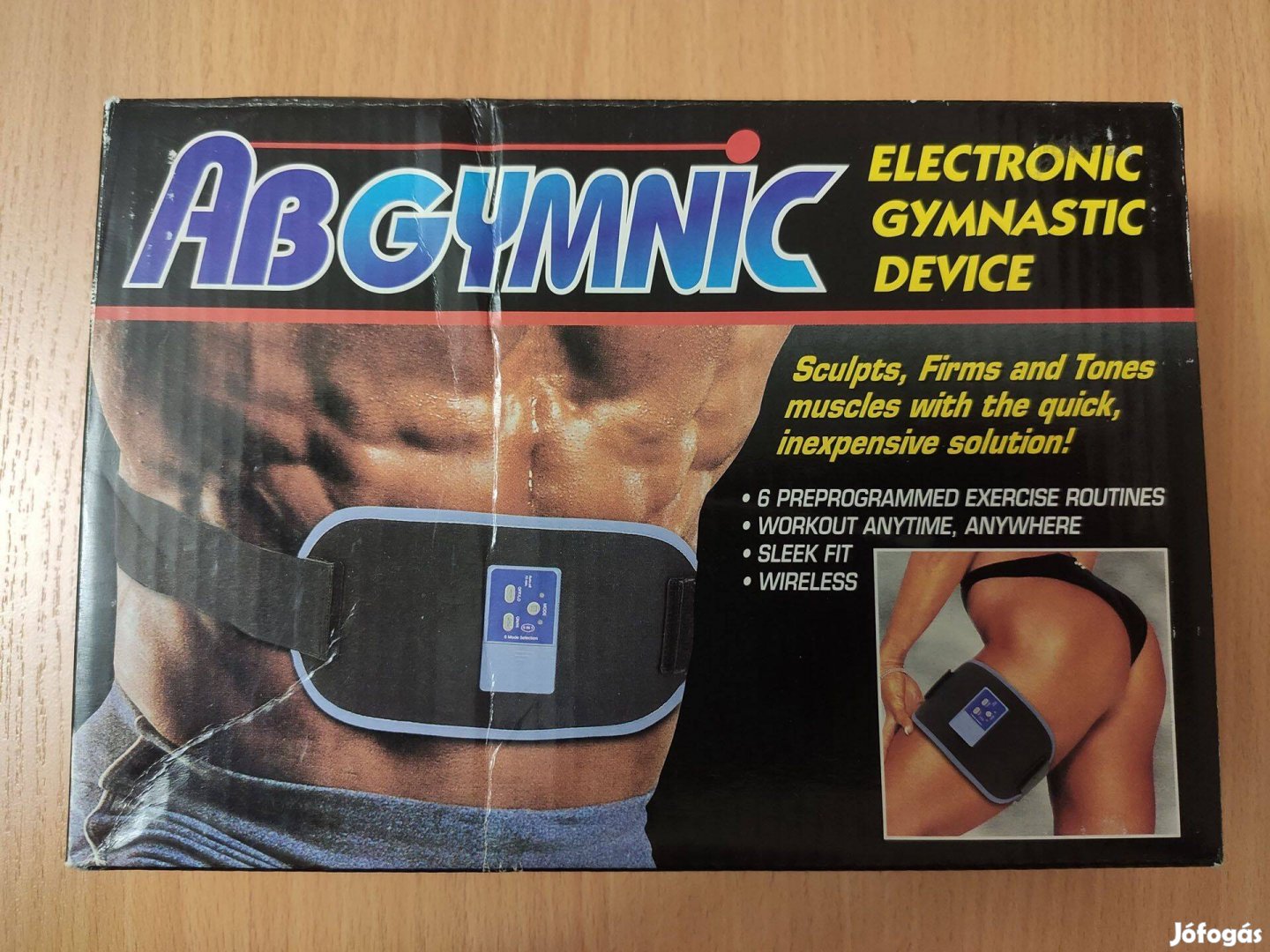 Abgymnic elektrostimulátor izomstimulátor fitness öv