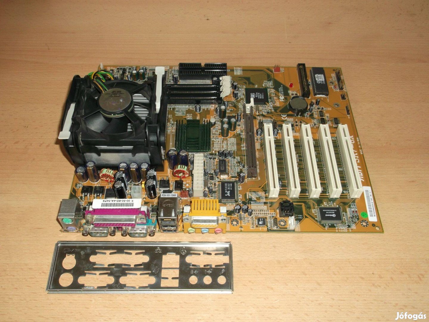 Abit SR7-8X alaplap + Intel Pentium4 2,4GHz/512/533 proci + hűtés