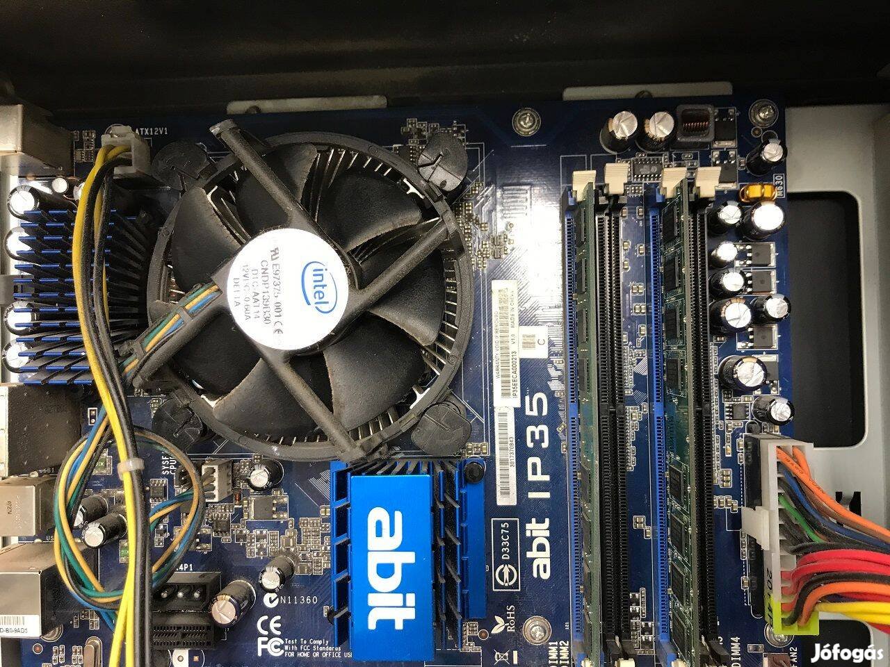 Abit ip35 alaplap + Abit Radeon 9200se AGP vga eladó