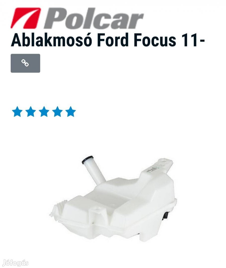 Abkakmosótartály Ford focus mk3 2011-2014