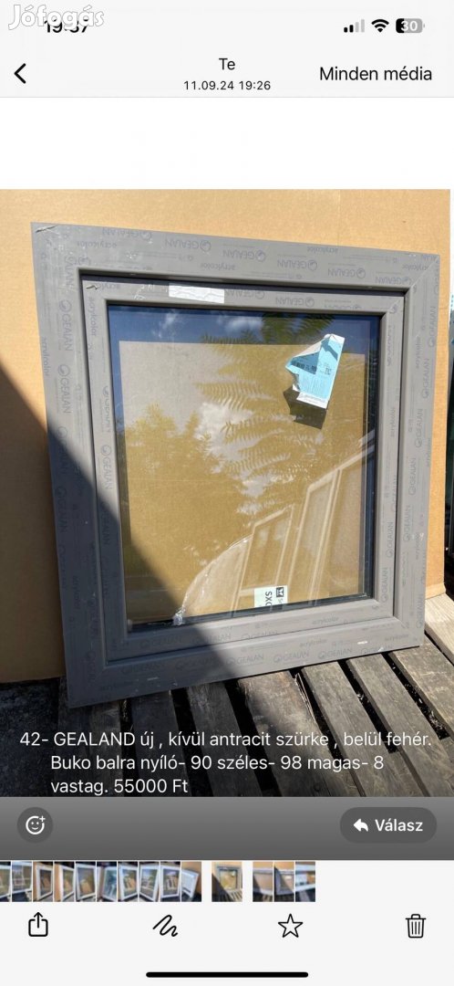 Ablak, balkon ajtó,terasz ajtó, műanyag nyílászáró
