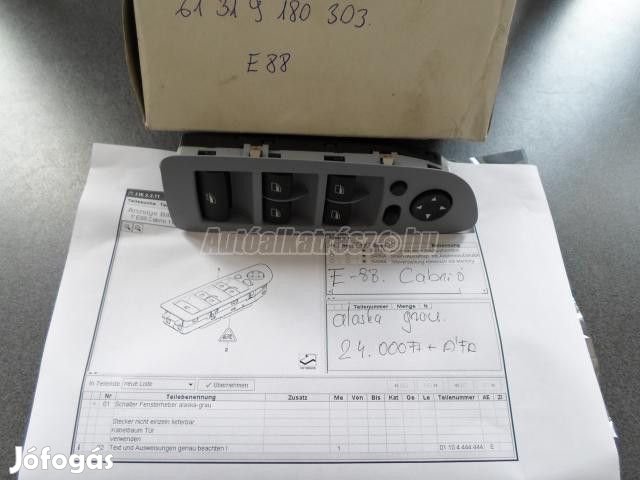 Ablakkapcsoló - bmw 1-es sorozat