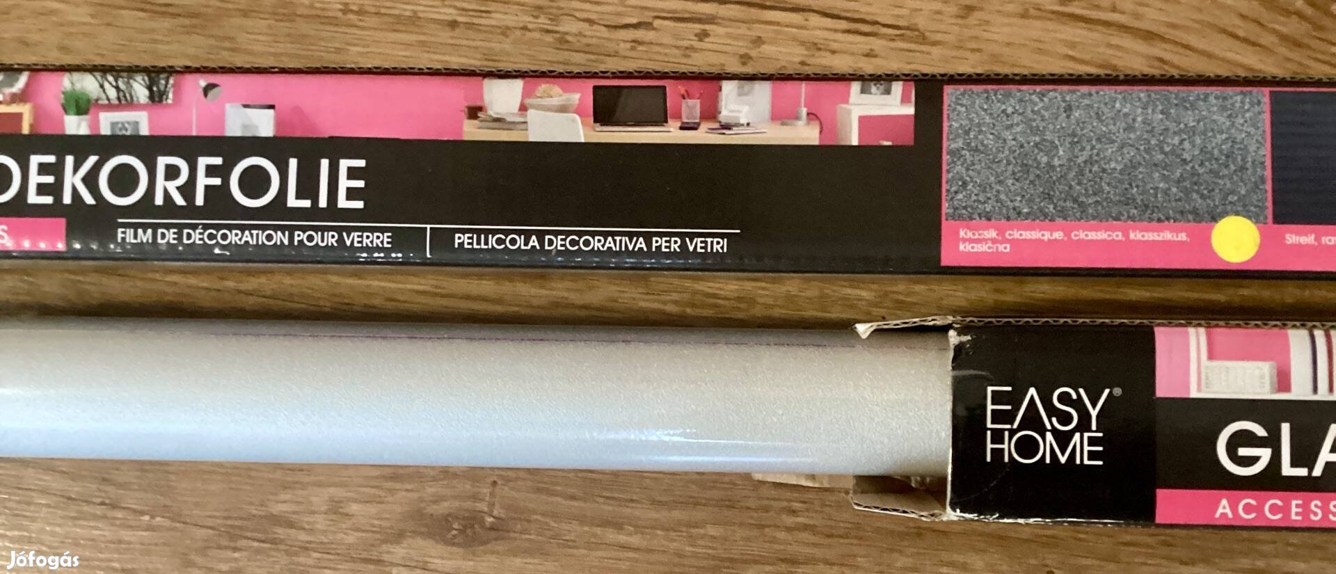 Ablakra illeszthető takaró dekorfólia