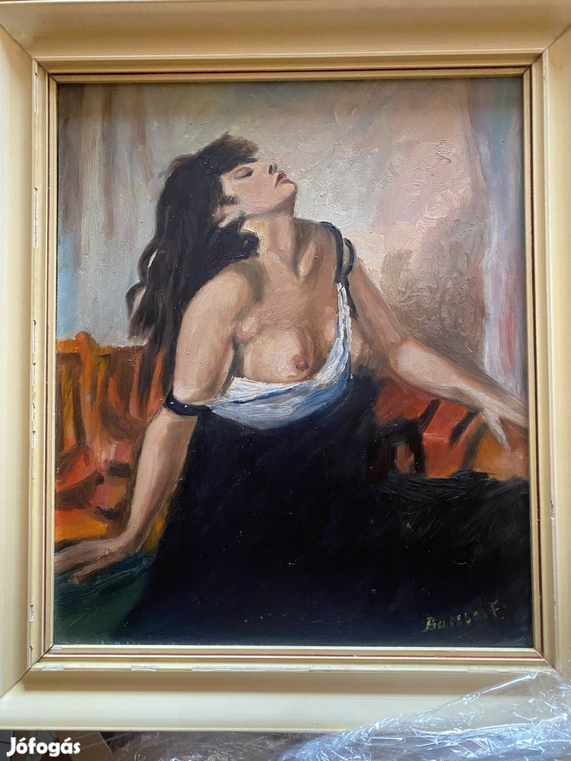 Ábrándozás akt festmény