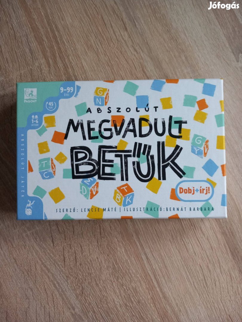 Abszolút megvadult betűk társasjáték
