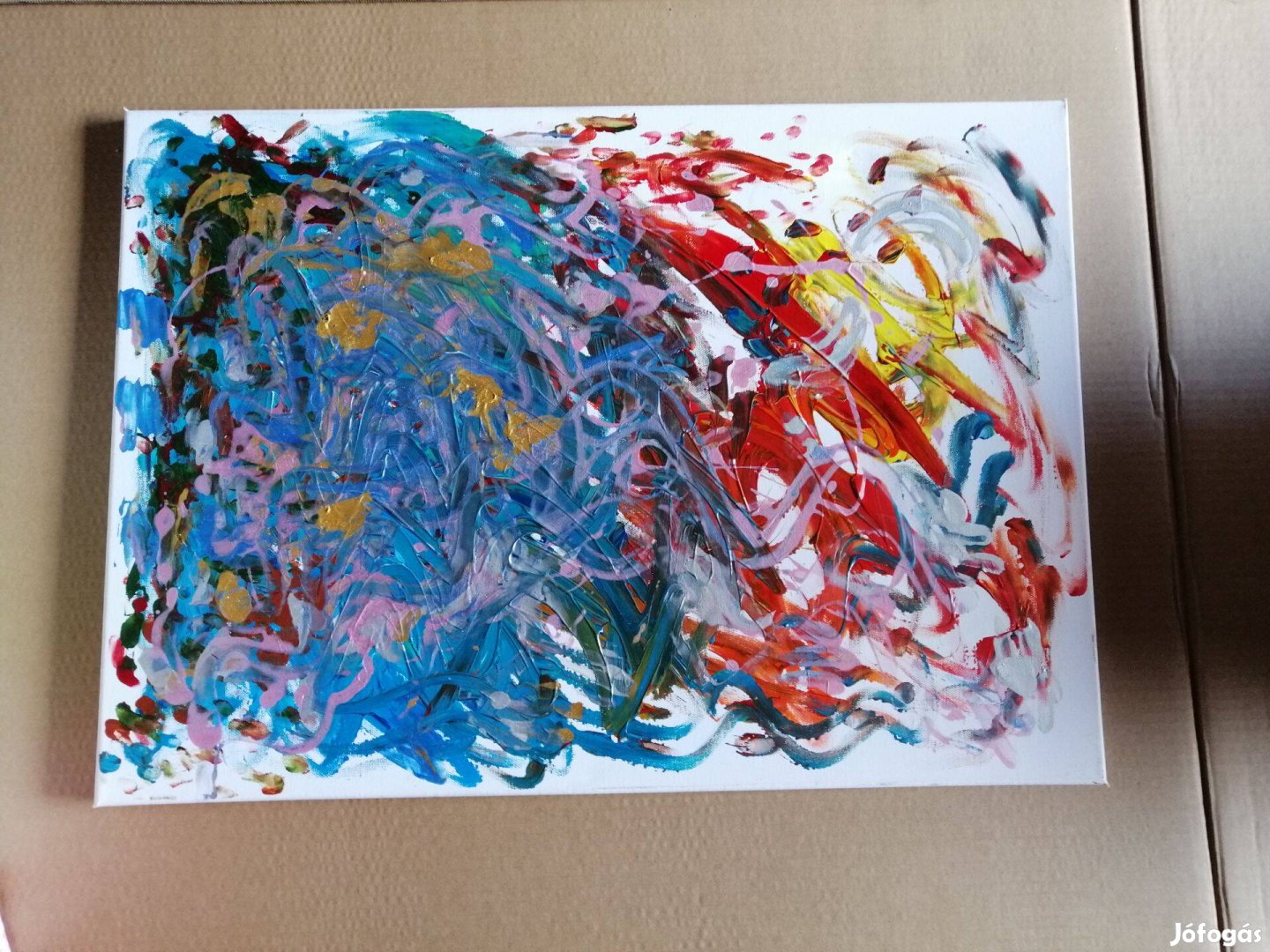 Absztrakt Festmény 70x50 cm nagy méret!