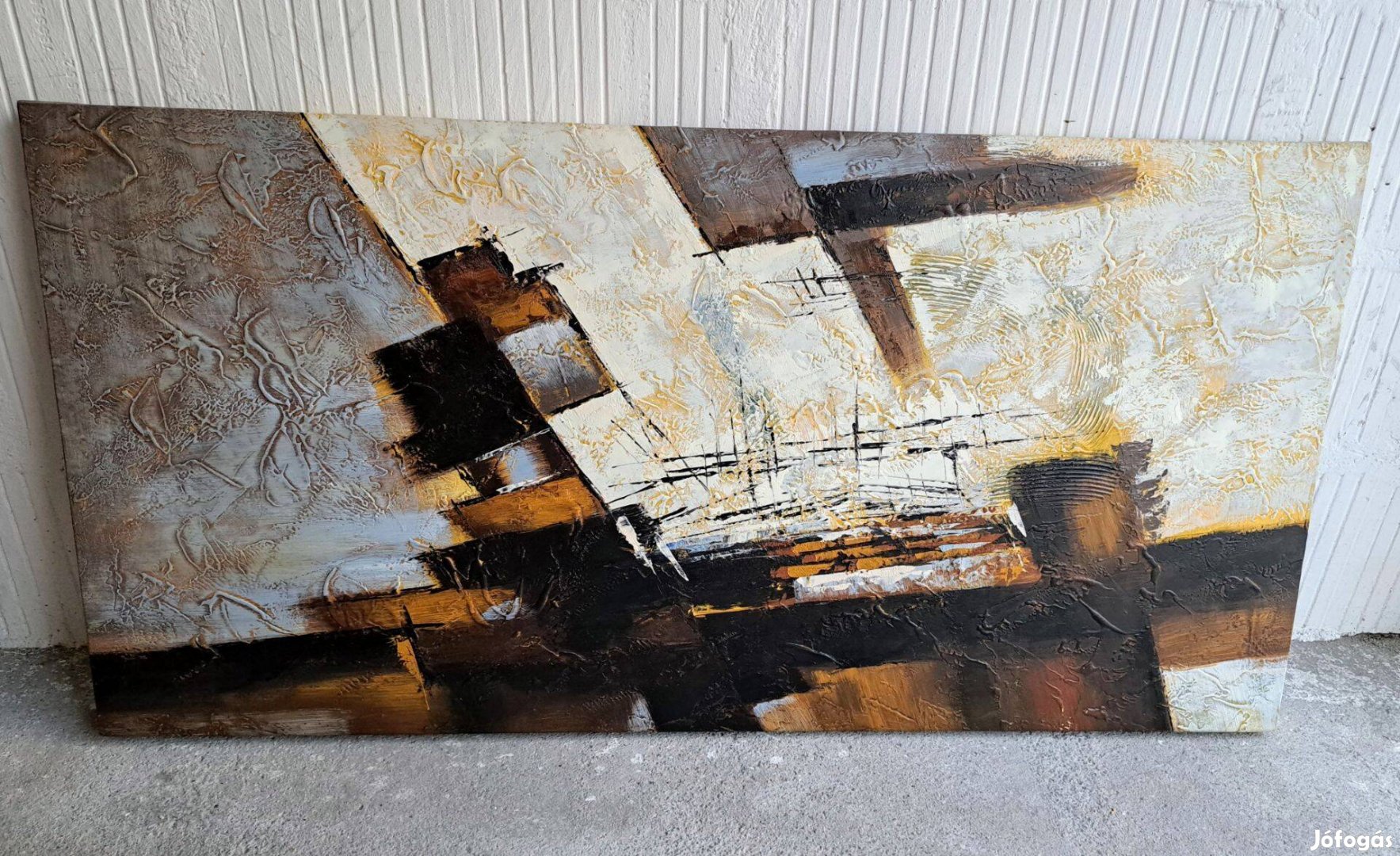 Absztrakt mintás falikép. 1.20x61 cm