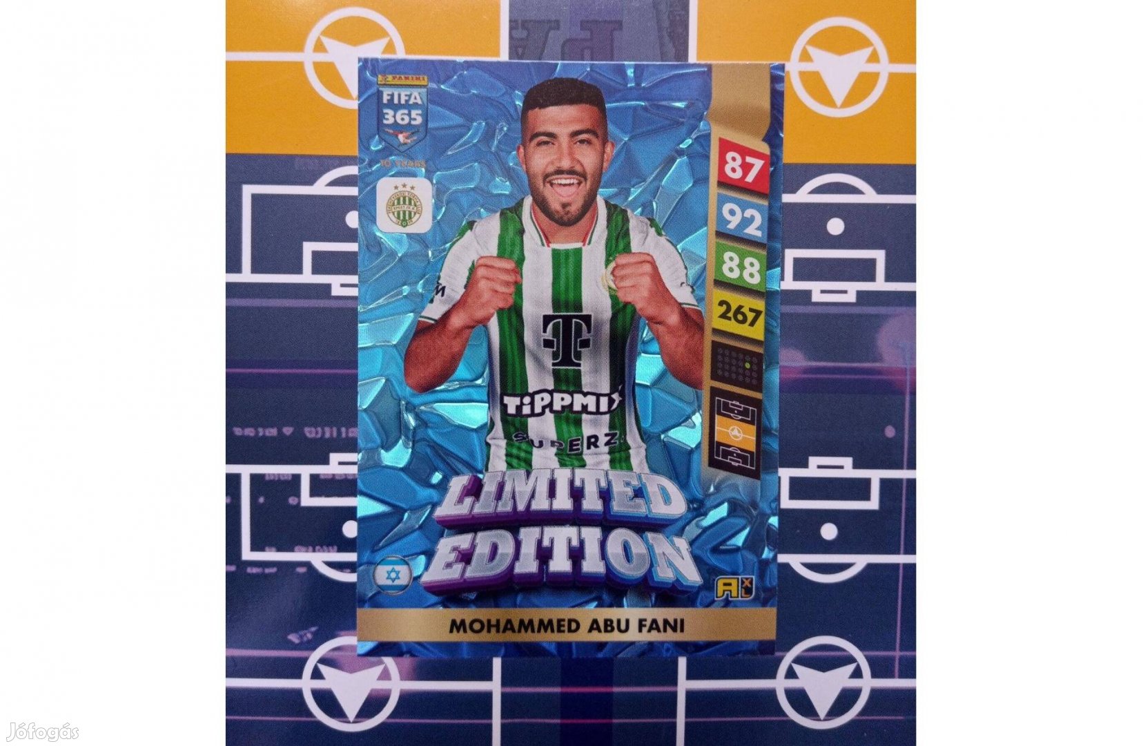 Abu Fani (Ferencváros) Panini Fifa 365 2025 Limited focis kártya
