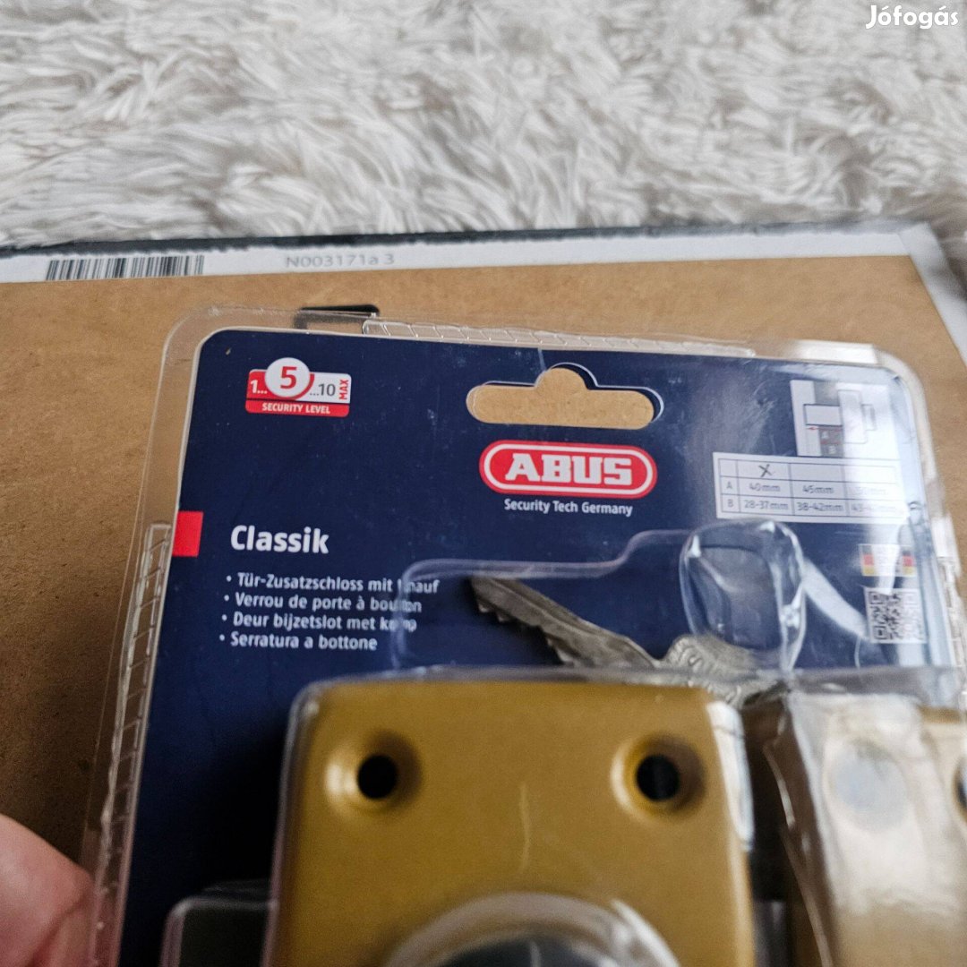 Abus CLK CB40 B C Classic 40mm ajtó zár új dobozos