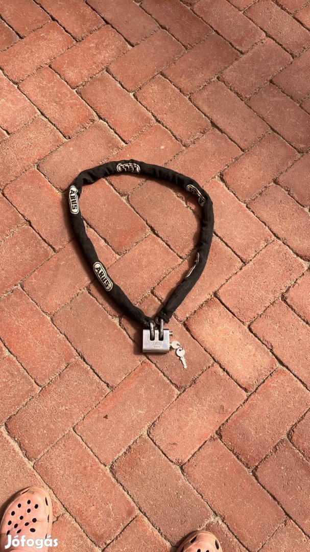 Abus lánc 140cm, 92/65-ös lakattal