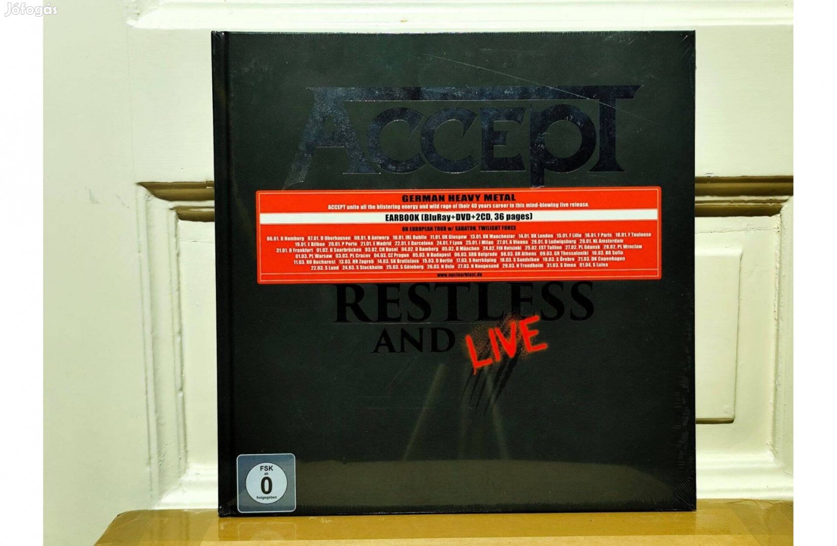 Accept - Restless And Live 2XCD + Blu-ray + DVD