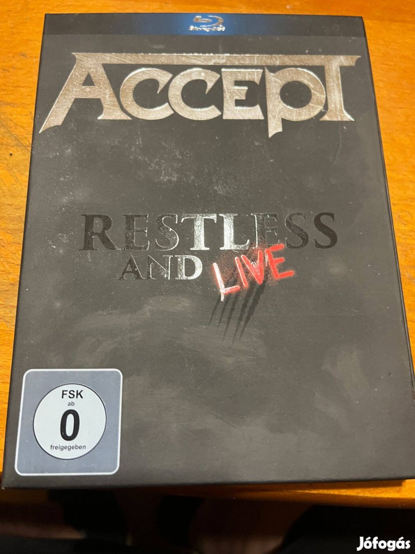 Accept - Restless and Live -Blu Ray +2 CD!