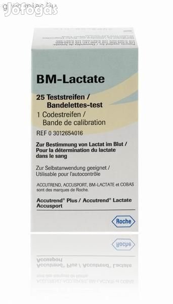 Accutrend BM Lactate tesztcsík (Roche) 25 db kifutó!