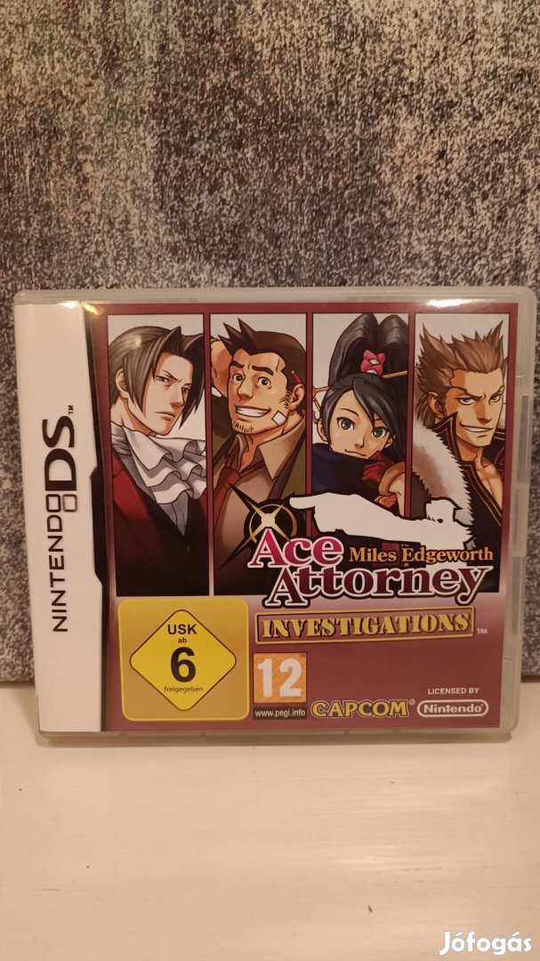 Ace Attorney Investigations Miles Edgeworth Nintendo DS