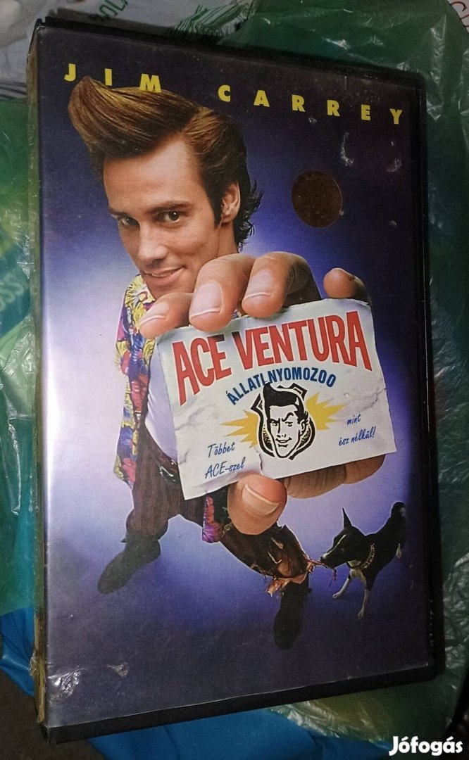 Ace Ventura 1 nagytokos VHS 