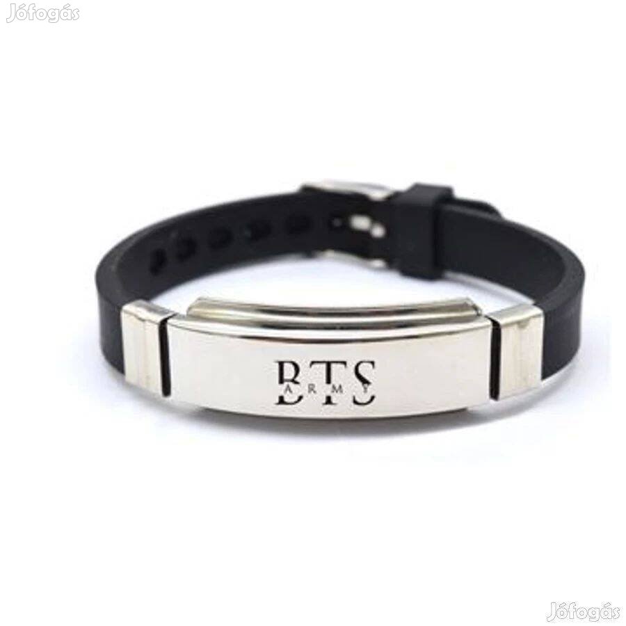 Acél BTS Army feliratú karkötő Új