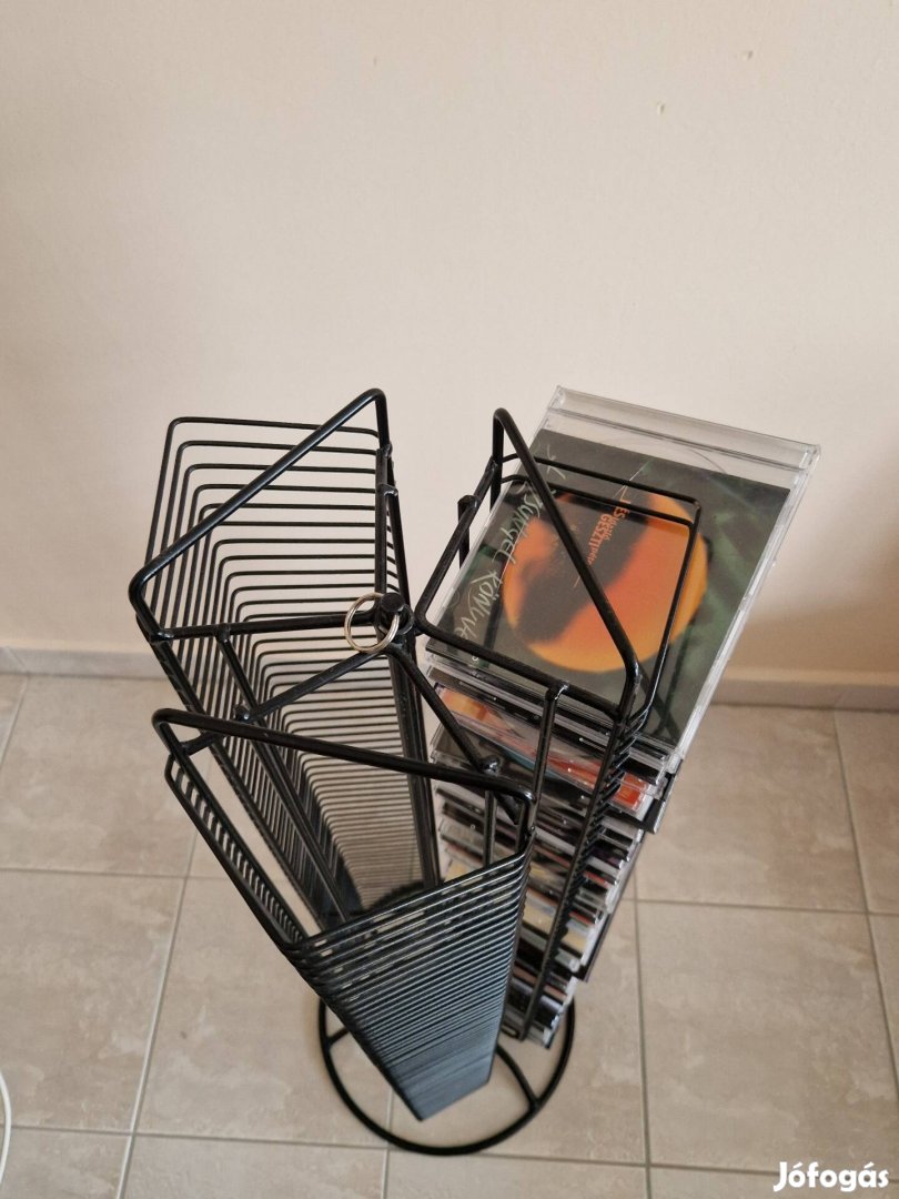 Acél CD tartó állvány Győrben