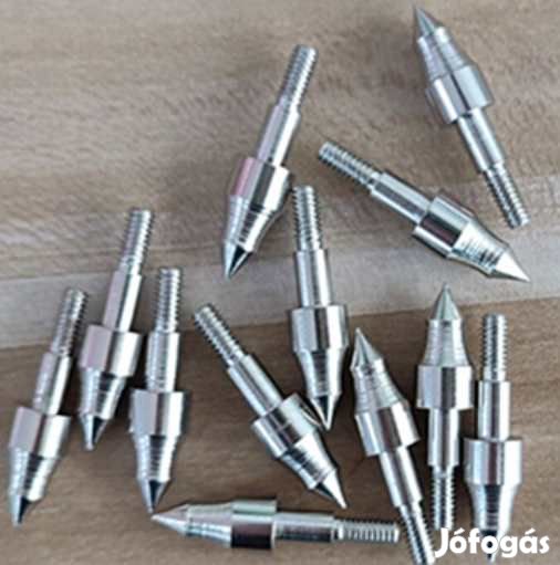 Acél Menetes Hegy Karbon Vesszőkhöz 7g Fém színŰ (4817)