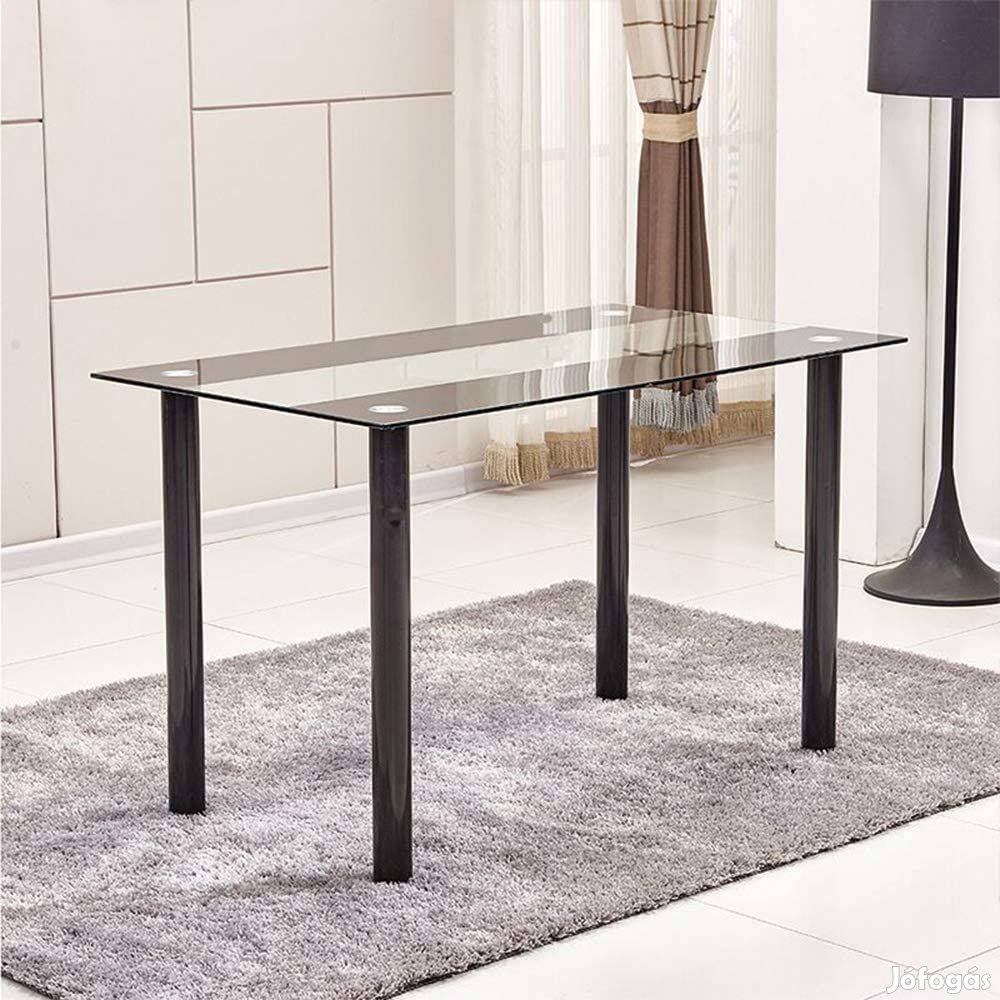 Acél asztalláb szettansley & Hosho , 4 db, 74 cm, fekete