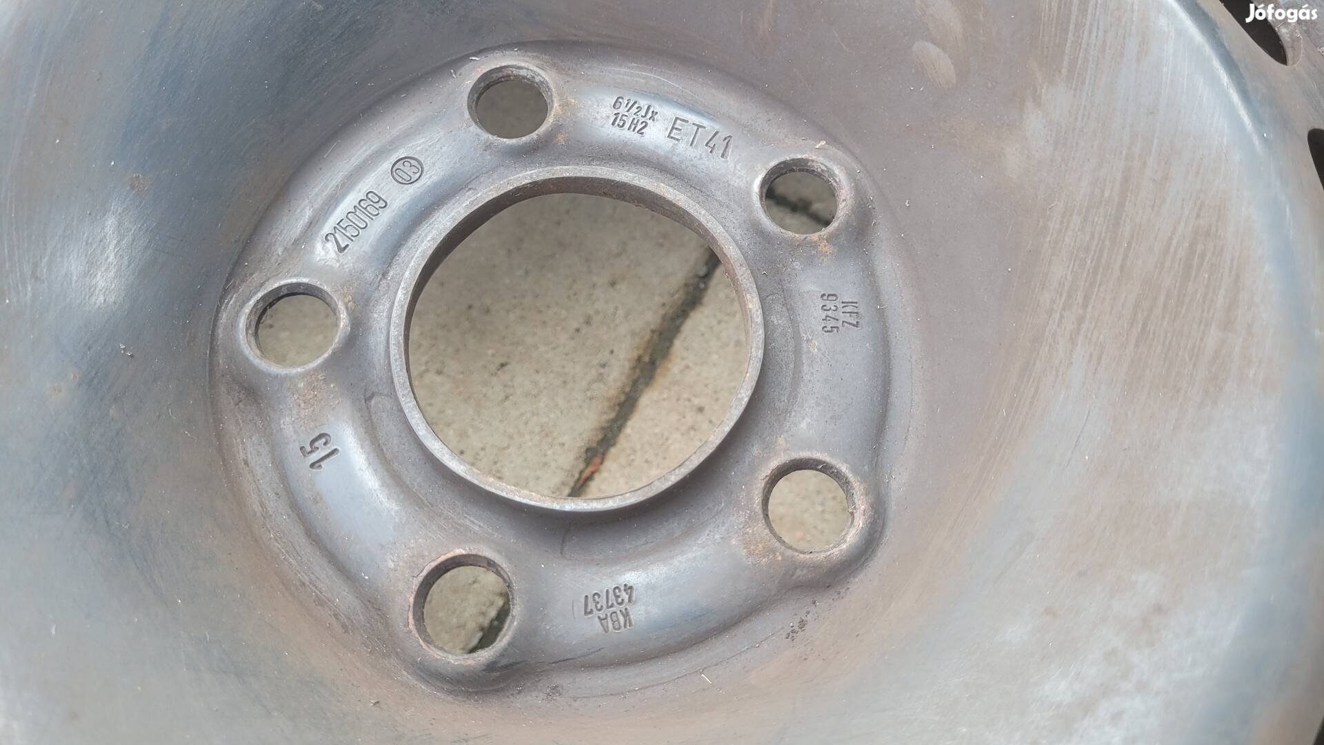 Acél felni 15 col 6.5J 5x114.3 ET41 